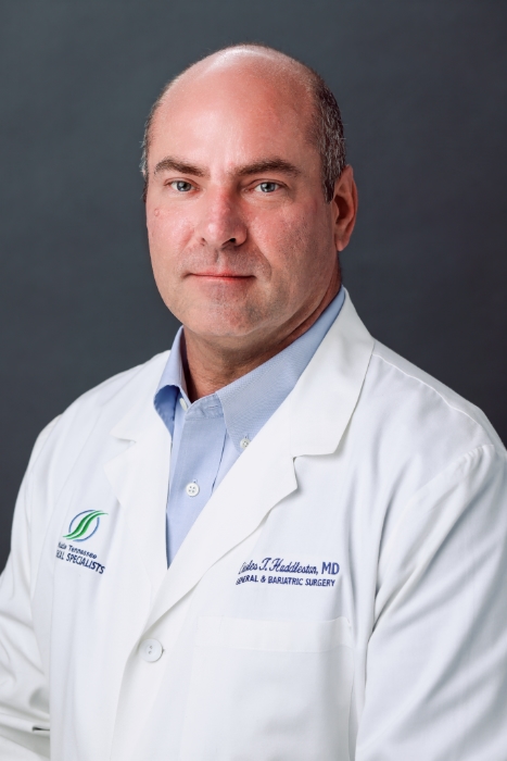 Dr. Huddleston whitecoat